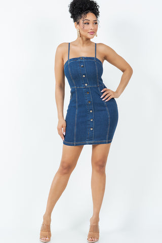 #6059DR| Denim Tank Dress| 1 color