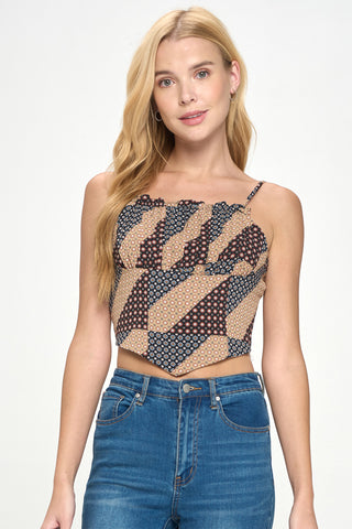 #4924TR | Print Top | 2 Colors